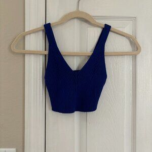 Shein Crop Tops, Blue, White, Size XS